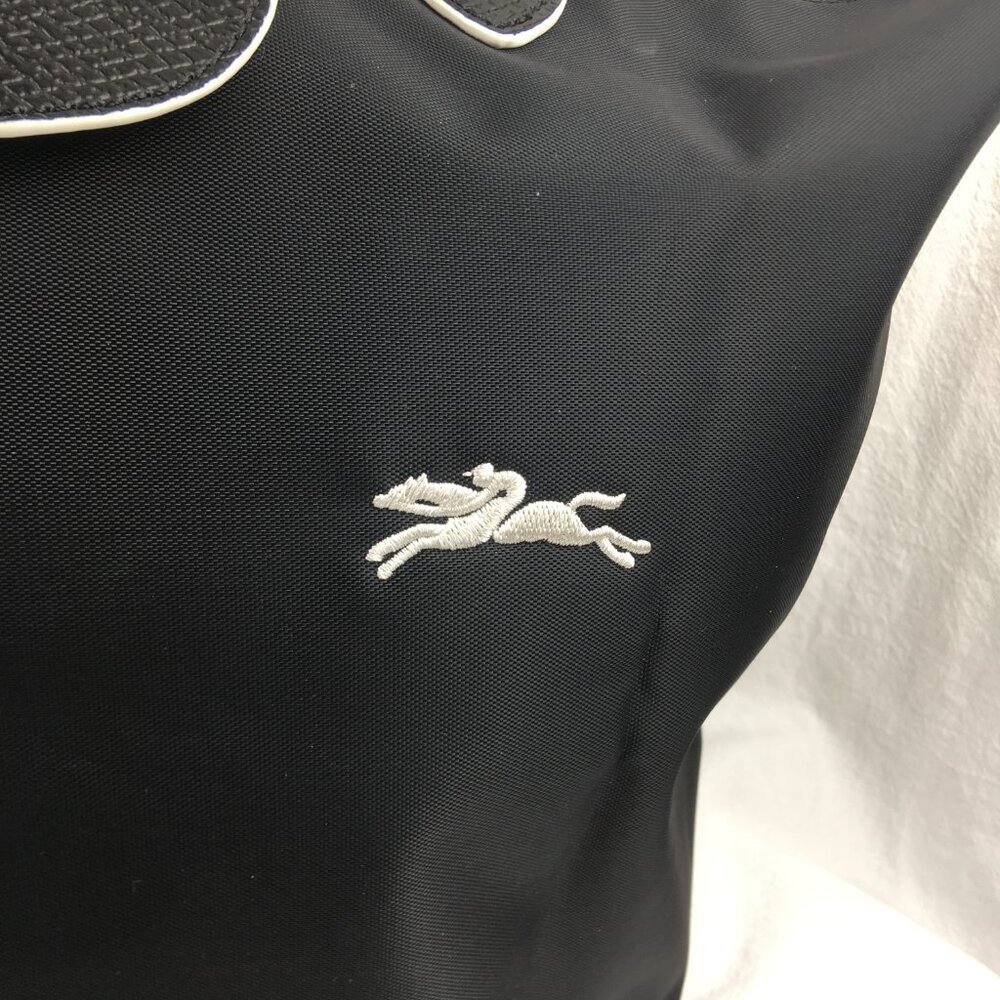 NWT Longchamp Le Pliage Original Large Shoulder Nylon Bag Tote IN NEW BLACK - Picture 5 of 12